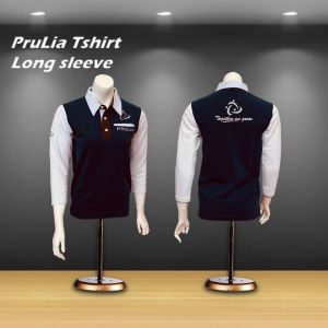 Prulia Blue Tshirt LONG Sleeve